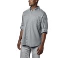 thumbnail image 2 of PFG Tamiami II Long Sleeve Shirt, 3X, Cool Grey, 2 of 11