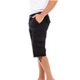 thumbnail image 4 of Shorts Cargo pour Hommes à Coupe Classique, devant Plat, en Sergé 100 % Coton, 4 of 6