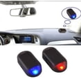 thumbnail image 3 of Car Solar Power Simulated Dummy Alarm,Anti-Theft LED Flashing Security Light Fake Lamp,Automotive Warning Interior Safety Lights with USB Port,Car Accessories for Most Cars,Car Solar Light, 3 of 9