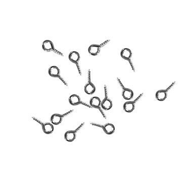 100 Pcs Crochets à Oeillets Circulaires en Métal pour Fabrication de Bijoux, Crochets à Oeillets Filetés, Fermoirs à Oeillets Filetés, Crochets