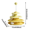 thumbnail image 3 of TIELUTT Cat Playground Three Floor Tower Cat Machine | Home Kitchen Fluff and Tough Dog Small Japan Battery Operated Puppy Beginner Extra Large Dog for Aggressive Chewers Extra Durable Dog for Large, 3 of 6
