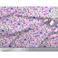 thumbnail image 3 of Soimoi Rayon Fabric Leaves & Floral Artistic Printed Fabric 1 Yard 56 Inch Wide, 3 of 4