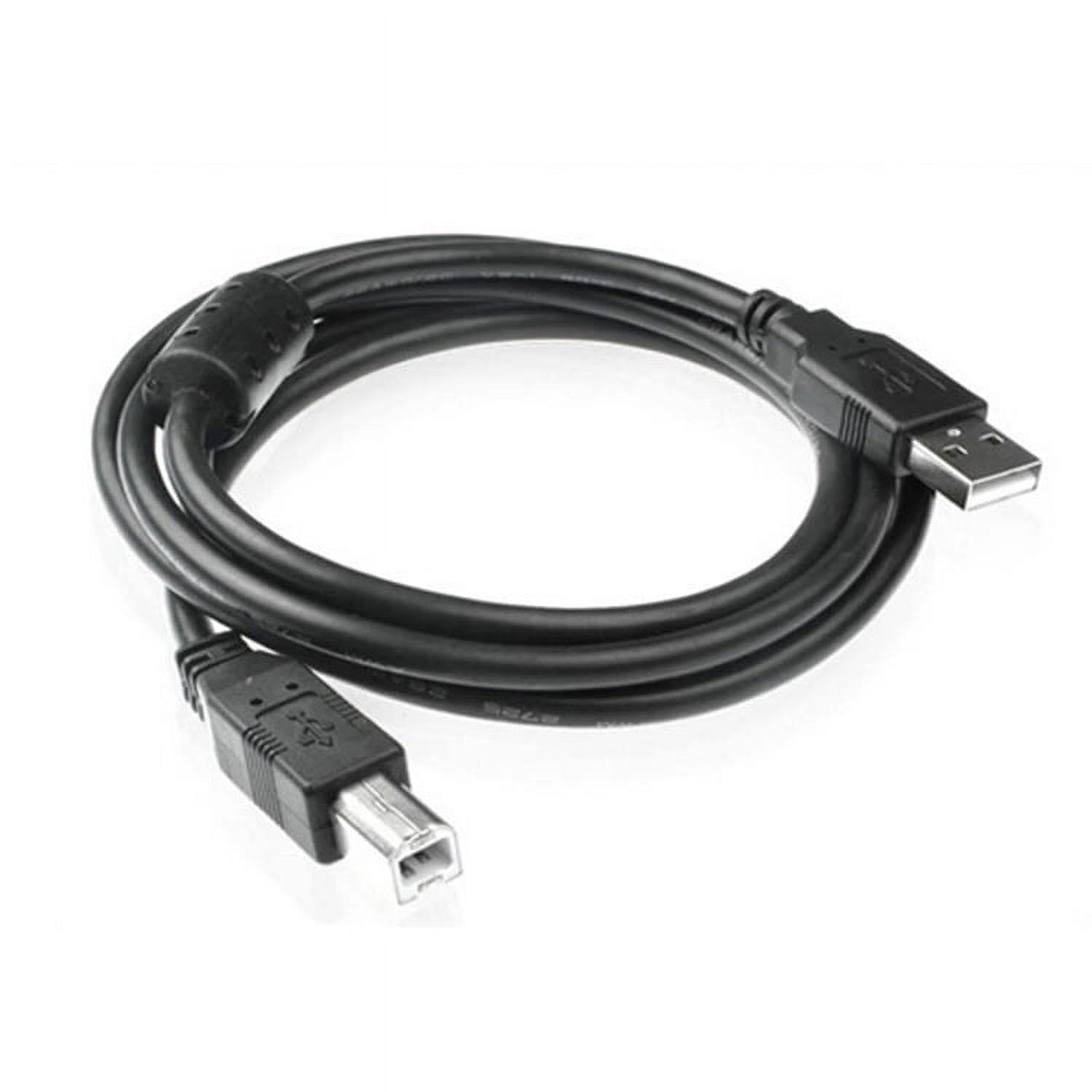 3 meters black USB standard 2.0 square port printing cable cable printer data cable all copper tape magnetic ring shield