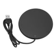 thumbnail image 3 of USB Candle Warmer, Small Light  Candle Warmer Plate Tempered Glass  For Home For Travelling For  Office Black, 3 of 8