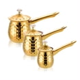 thumbnail image 4 of Ruiboury Turkish Pot Stainless Cup Turkish Pot Hand Cup For Coffee Steel Turkish Coffee Silver 600ml, 4 of 6