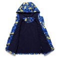 thumbnail image 3 of AAMILIFE Boys Waterproof Fleece Lined Jacket Color Block Windbreaker Hooded Coat, 3 of 4