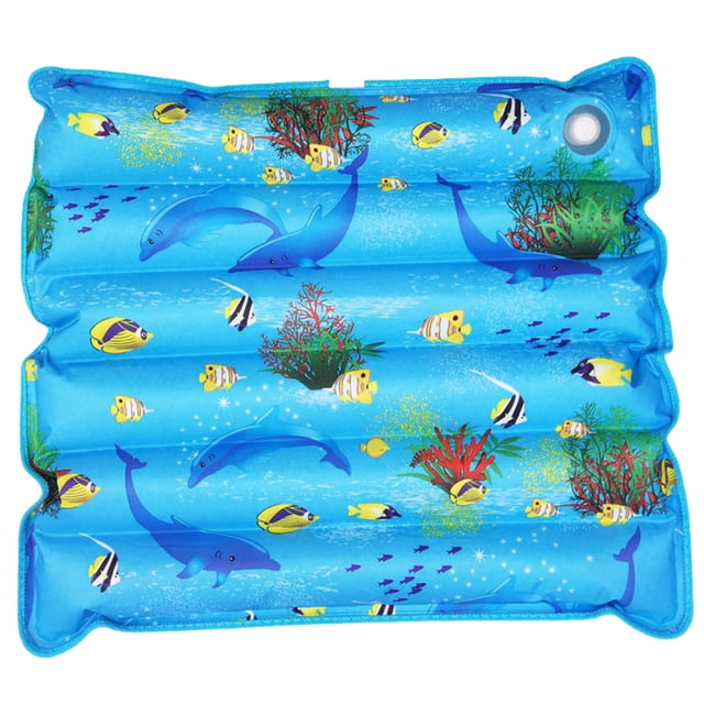 Summer Mat Reusable Ice Pillow Foldable Water Filling Chair Pad Multifunctional Water Seat Cushion For School Travel Home Support Cushion Sciatica Cushion for Sitting Memory Foam Seat Cushion for Car