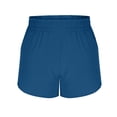 thumbnail image 4 of Plebaso Womens Athletic Running Shorts Elastic High Waist Activewear Workout Shorts with Zipper Pockets, 4 of 7