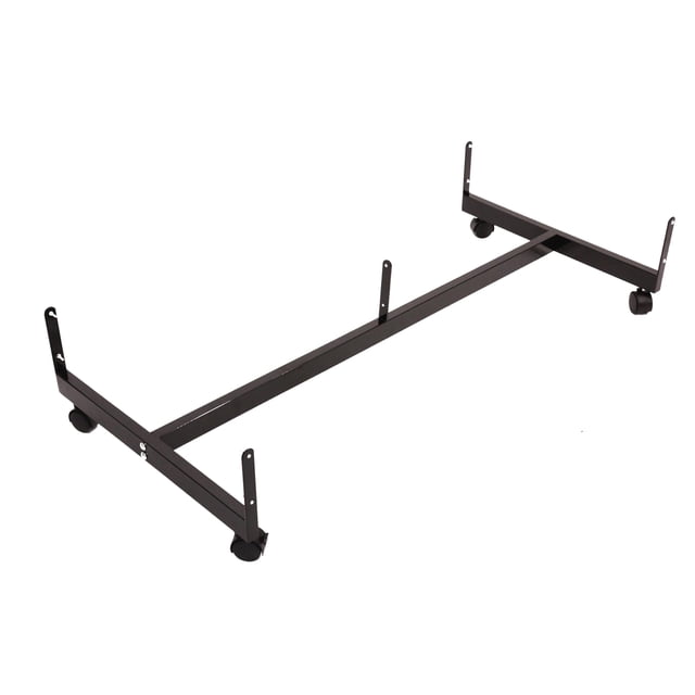 SSWBasics Black Grid Gondola Base with Casters (Use with existing 3” on Center Wire Grid Panels )