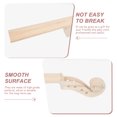 thumbnail image 2 of BRIGHTFUFU Wooden Violin Neck With Fingerboard Durable Violin Accessory Smooth Surface Craftsmanship For Comfortable Play, 2 of 8