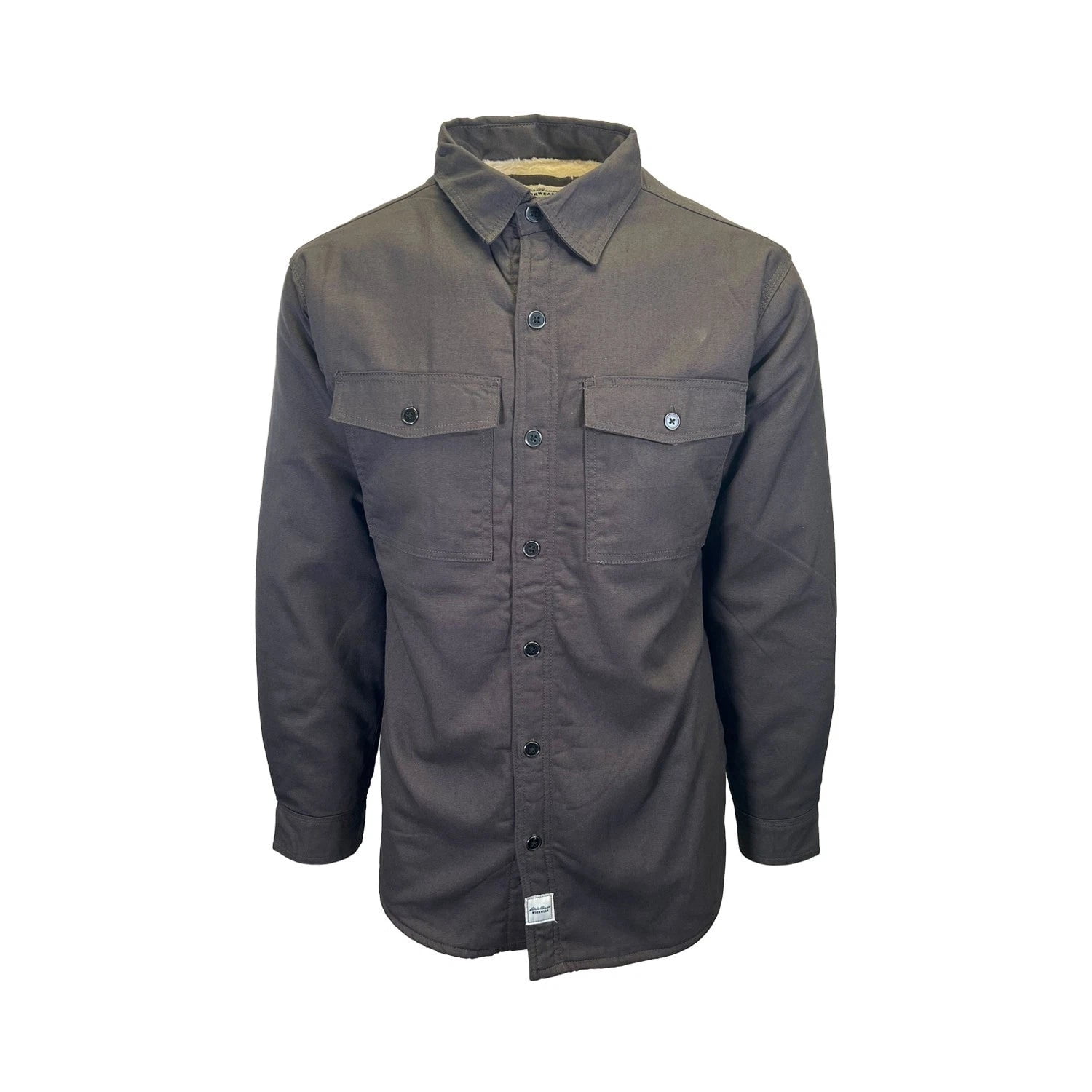 Eddie Bauer Men's Jacket Ballistic Duck Work Wear Shacket (S03)