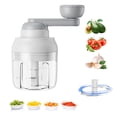 thumbnail image 4 of Vaidha Manual Mode Chopper Portable Garlic Ginger Pepper Meat Crusher Vegetable Food Processor Restaurant Baking Grinder Tools, 4 of 7