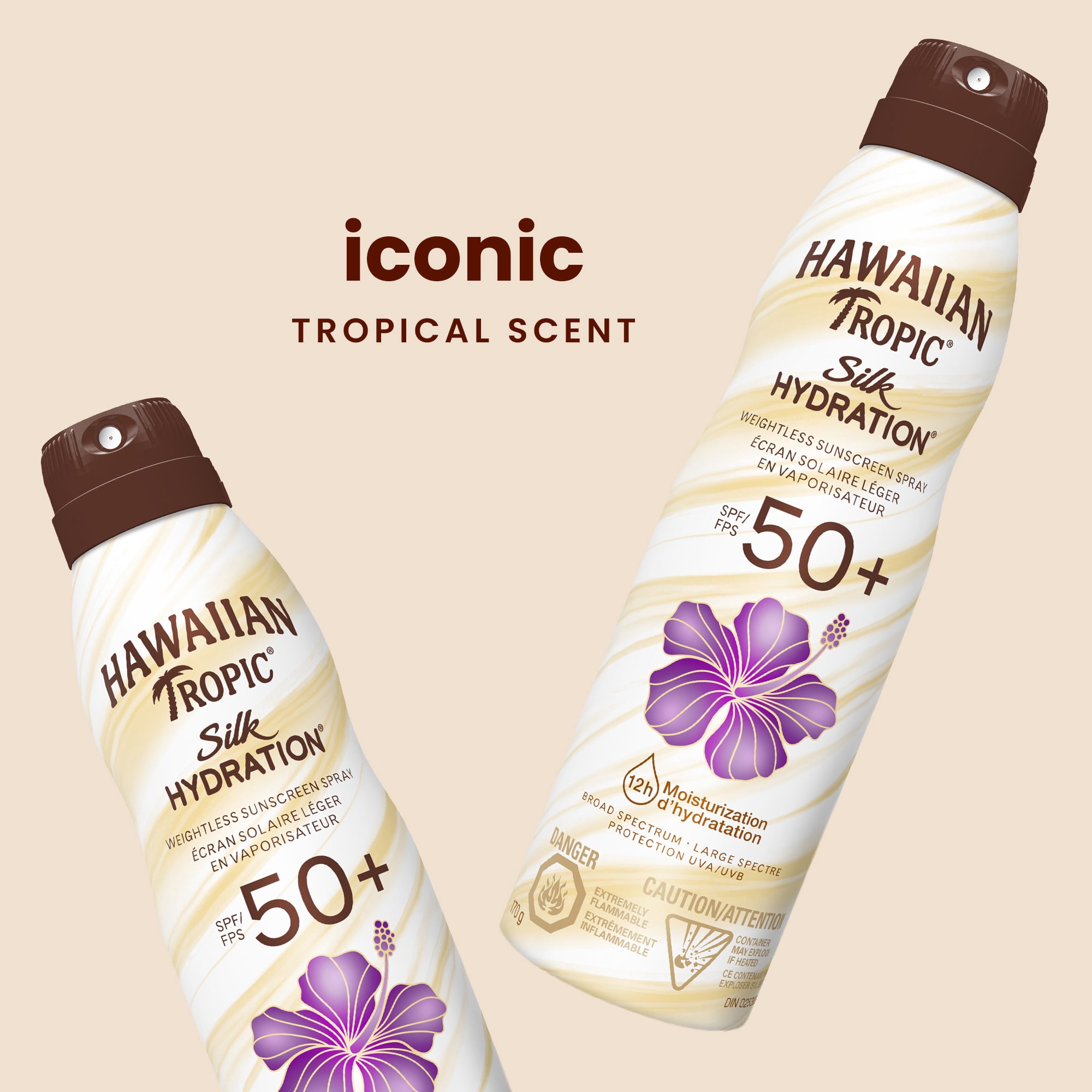 Écran solaire Silk HydrationMD WeightlessMC en vaporisateur de Hawaiian TropicMD, FPS 50
