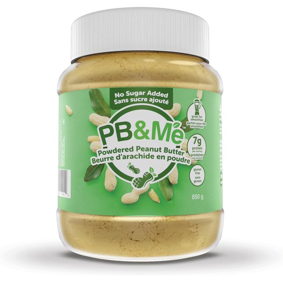 PB&ME Sans Sucre Ajouté 7g Poudre de Beurre d'Arachide 850g