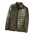 thumbnail image 1 of Cameland Men's Winter Down Jacket Zipper Cardigan Pocket Long Sleeve Padded Jacket Coat, 1 of 3