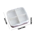 thumbnail image 3 of Portable Medication Organizer Pill Case | Travel Medicine Storage Box | Moisture-Proof Tablet Holder | Compartmented Drug Container for Home, Office, and Travel, 3 of 6