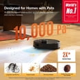 thumbnail image 3 of Roborock Q7 M5 Robot Vacuum and Mop Combo, 10,000Pa HyperForce Suction, Dual Anti-Tangle System, APP-Controlled Mopping, LiDAR Navigation, for Pet Hair and Carpet, Black *Walmart Exclusive, 3 of 10