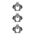 thumbnail image 1 of ZheElen WOSPORT Hunting Mount Adapter Hunter Equipment Camera Bracket Base Modified Accessories Replacement for Fast Grey 3Set, 1 of 6