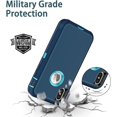 thumbnail image 3 of Entronix Heavy Duty Case Designed for iPhone X/XS Shockproof Triple Layer Rugged Case, Teal, 3 of 6