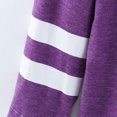 thumbnail image 4 of PMVFHDE T-Shirts Graphiques Enfants Filles Tunique Décontractée Col Rond Manches Longues Chandail Chandail en Molleton Blouse Ample Décontractée T-Shirt Violet, 8-9 Ans, 4 of 5