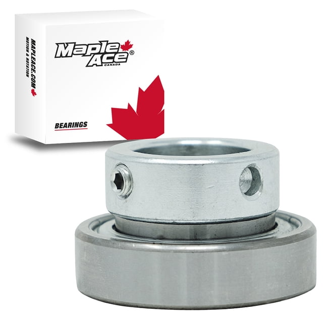 MAPLE ACE CSA207-20 Roulement à Insert Alésage 1-1/4 Pouces Cylindrique OD avec Collier de Verrouillage Excentrique