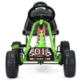 thumbnail image 1 of Patiojoy 4-Wheel Kids Pedal Powered Ride on Go Kart W/ Adjustable Seat & Handbrake Green, 1 of 6