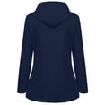 thumbnail image 3 of Manteaux de Pluie pour Femmes Imperméables Tailles Plus Extérieur Randonnée Imperméable Femmes Manteau de Pluie Doublé Manteau de Pluie Léger à Capuche Manteaux Trench Imperméable Femmes Liquidation, 3 of 5