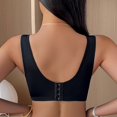 thumbnail image 4 of Virmaxy Soutien-Gorge Sans Fil pour Femmes Aguichant Mince en Dentelle Soutien-Gorge Rassemblant Sans Armature Confortable Fixe Ajustable Collection de Poitrine Coton Noir TG, 4 of 7