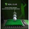 thumbnail image 4 of WINNER SPIRIT Real Swing 300 Aide à l'Entraînement de Golf Swing, Impact Réel, la Voie pour Confirmer, Hauteur Ajustable, Construction Robuste, Tapis d'Entraînement Portable pour Golf Swing à Rainurer et Frapper (Ensemble de Tous), 4 of 5
