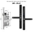 thumbnail image 2 of 85 92mm Mortise Smartphone Access Keyless Entry Door Lock Handle Ultra-thin App Remote Operation WiFi Smart Lock ,Easy Installation, 2 of 5