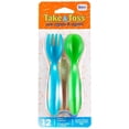 thumbnail image 2 of The First Years Take & Toss Fork and Spoon Set, 2 of 2