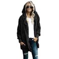 thumbnail image 2 of Innerwin Manteau à Capuche pour Femmes, Veste d'Hiver Chaude à Manches Longues, Noir P, 2 of 6