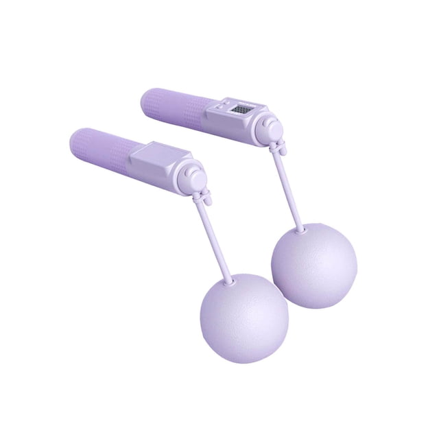 ziyahi Sans Fil Réglable Lesté avec Compteur pour Exercice Adultes Violet