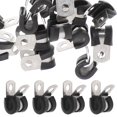 thumbnail image 1 of Miangastore 20 Pcs Pinces à Câble Pinces en Fil d'Acier Inoxydable Pinces de Sangle de Câble de Connexion en Tube en U, 1 of 8