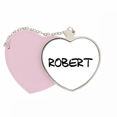 thumbnail image 1 of Sac de Voyage Miroir ROBERT Nom Anglais Écriture Spéciale Maquillage Cœur Rose, 1 of 4