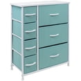 thumbnail image 3 of 7 Drawers Chest Dresser - Aqua, 3 of 7