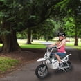 thumbnail image 4 of Razor MX400 Dirt Rocket Vélo Électrique, 8 Ans et Plus, 14 Mi/h, Autonomie de 30 Min, Max 140 Lb, Blanc, 4 of 11