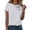 White, variant on HUITKMM Oversized Graphic Tshirt Women Women's Halloween Graphic Short Sleeve T Shirt Casual Round Neck Tee for Summer Party Outfit with Jeans