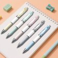 thumbnail image 4 of Press Pen Neutral Ink Rollerball Pen For Exams Office Use Set Of 5 Pens Smooth Writing Design 2Ml Ink Capacity Comfort Grip For Men Women, 4 of 8
