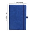 thumbnail image 3 of Dark Blue A5 Strap Notebook 200 Pages Thick Paper Notepad For School Office Home Business Writing College Ruled Journal Planner Student Diary 21.5X14.5Cm 8.46X5.7In, 3 of 7