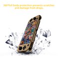 thumbnail image 3 of Switch Lite Protective Case, TPU Shockproof Anti-Slip Switch Lite Cover Hard Case with Nintendo Switch Thumb Grips (Yellow), 3 of 6