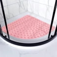 thumbnail image 4 of Chmadoxn Bathroom Rugs, Rugs for Living Room, Area Rug, Fan Shaped Non Slip Shower Floor Pad With Massage Texture Spanking Dry Waterproof For Bathroom Tub Security Plastics bathroom anti slip mats, 4 of 6