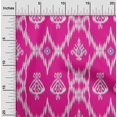 thumbnail image 1 of oneOone Georgette Viscose Fabric Geometric Ikat Print Fabric BTY 42 Inch Wide, 1 of 4