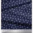 thumbnail image 2 of Soimoi Poly Georgette Fabric Dot,Cricket Player & Bat Sports Decor Fabric Printed Yard 42 Inch Wide, 2 of 3