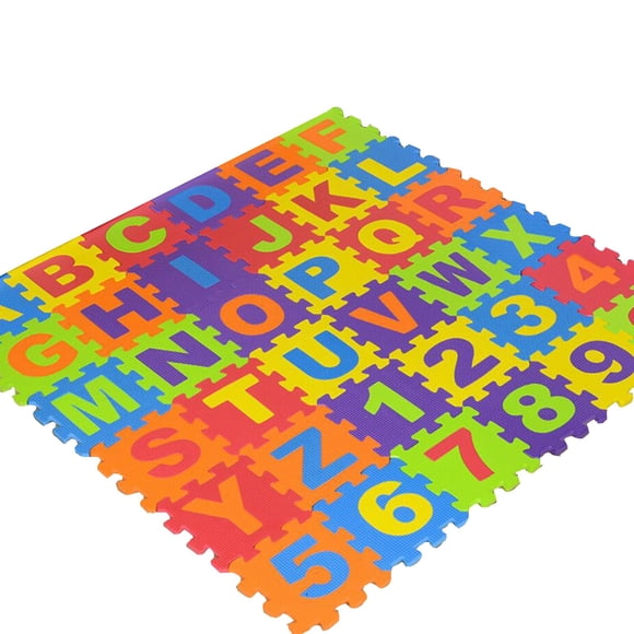 Pisexur Toddler Toys Baby Foam Play Mat 36pcs 6.1x6.1 Inches Interlock Kid's Floor Puzzle Colorful Dinosaur Toys Gifts for Baby Kids on Clearance