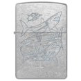 thumbnail image 2 of Zippo 48595 Guy Harvey Shark Design Street Chrome Windproof Lighter, 2 of 5