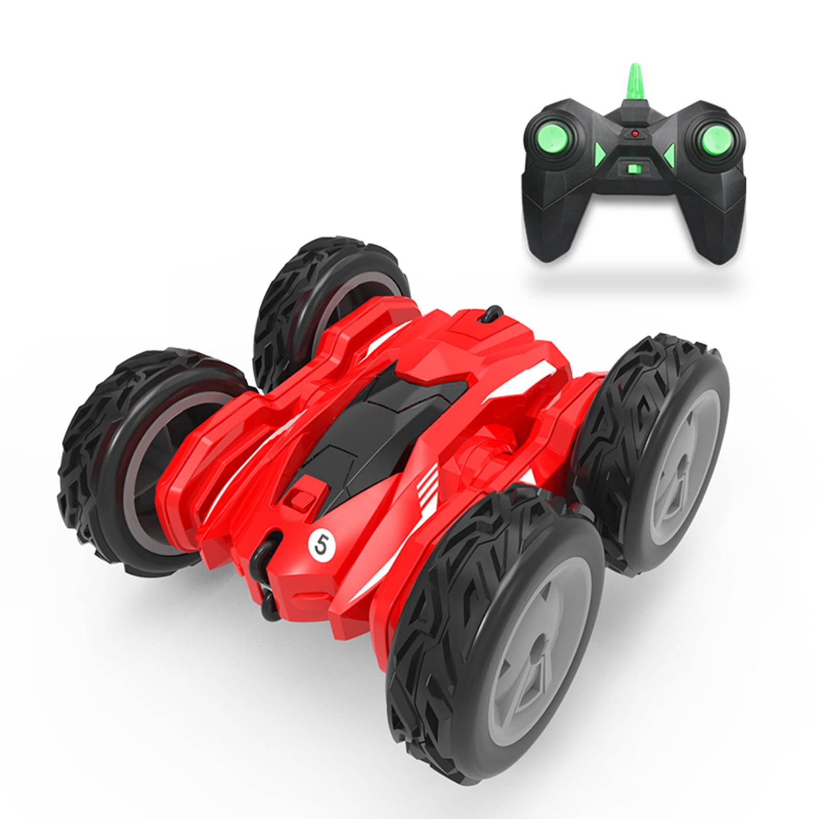 TIMIFIS Remote Control Cars Remote Control Car Double Sided 360°Rotating 4Wd Rc Cars with Headlights 2.4Ghz Race Stunt Toy Car Rechargeable Toy Cars for Boys Girls Birthday Car Model