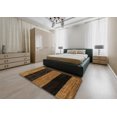 thumbnail image 4 of Ahgly Company Tapis d'Intérieur Ronds Abstraits Sedona Brun, Tapis de Zone Abstraits, 3 Pieds Rond, 4 of 6