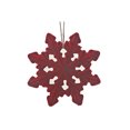 thumbnail image 1 of Velvet Snowflake Ornament - Set of 6, 1 of 4