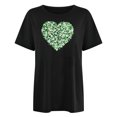 thumbnail image 4 of Chemises de la Saint-Patrick pour Femmes Saint-Valentin Imprimé Hiver Décontracté Floral Haut Saint-Patrick, 4 of 4